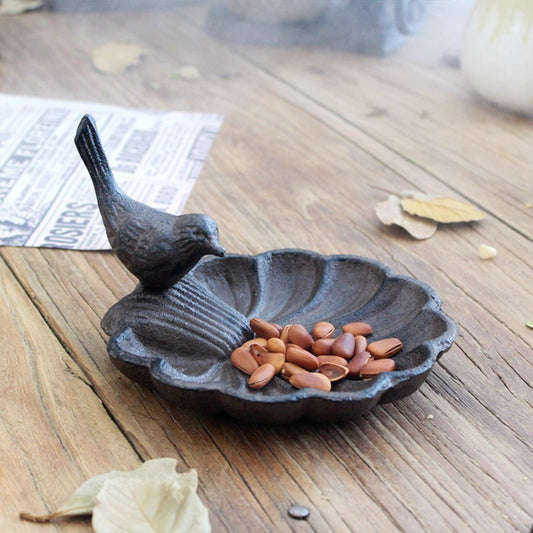 Creative Cast Iron Storage Plate – Unique Home Decor Accent