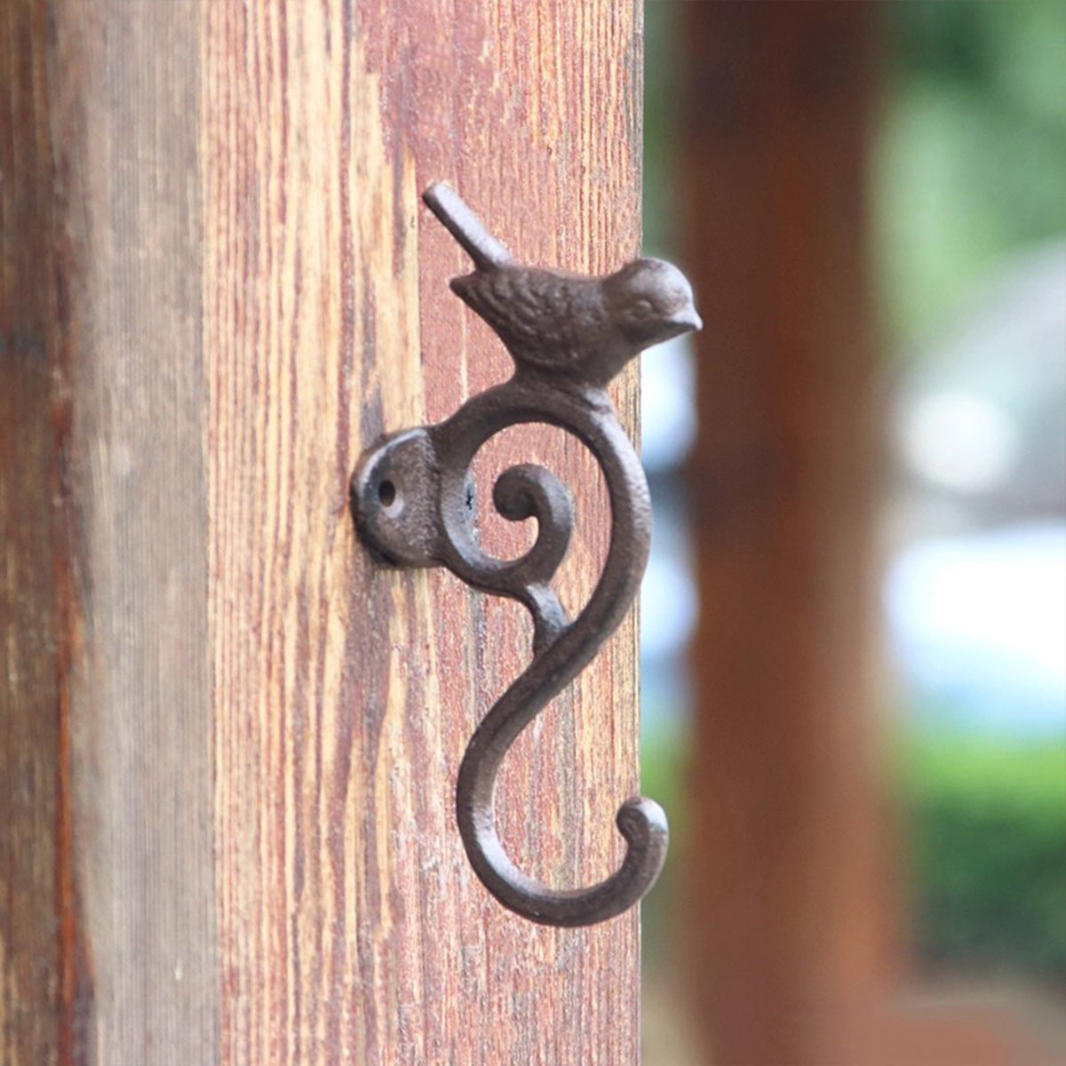 Vintage Wall Hook with Bird Design — Entryway Key, Coat & Hat Hook