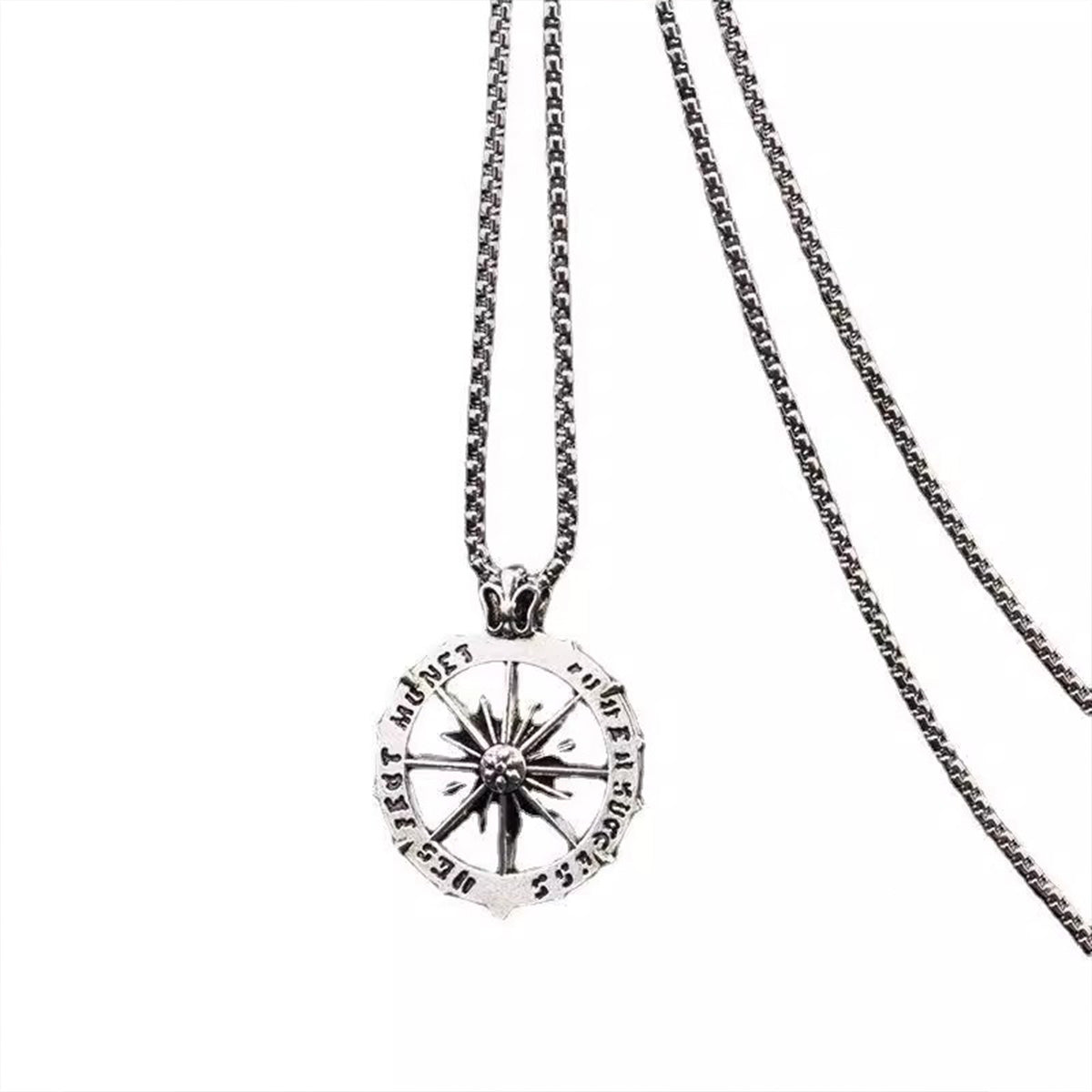 Sun God Necklace - Trendy Streetwear Statement Pendant | Versatile Hip-Hop Jewelry