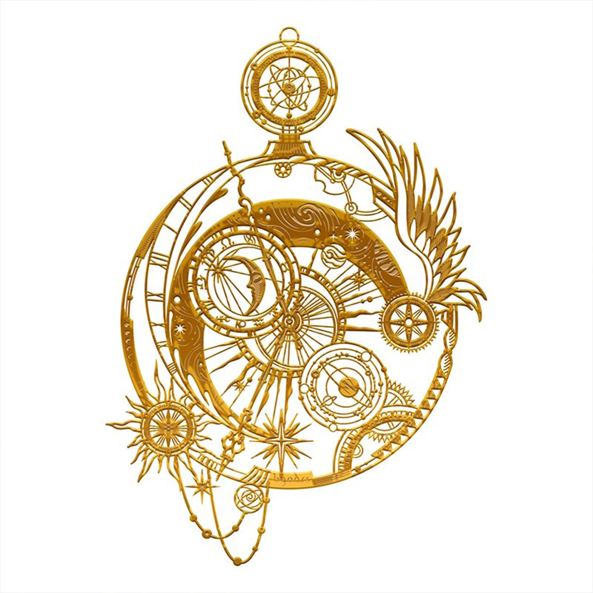 Eternal Time Metal Hollow Bookmark - Creative Cosmic Starry Sky Literary Birthday Gift