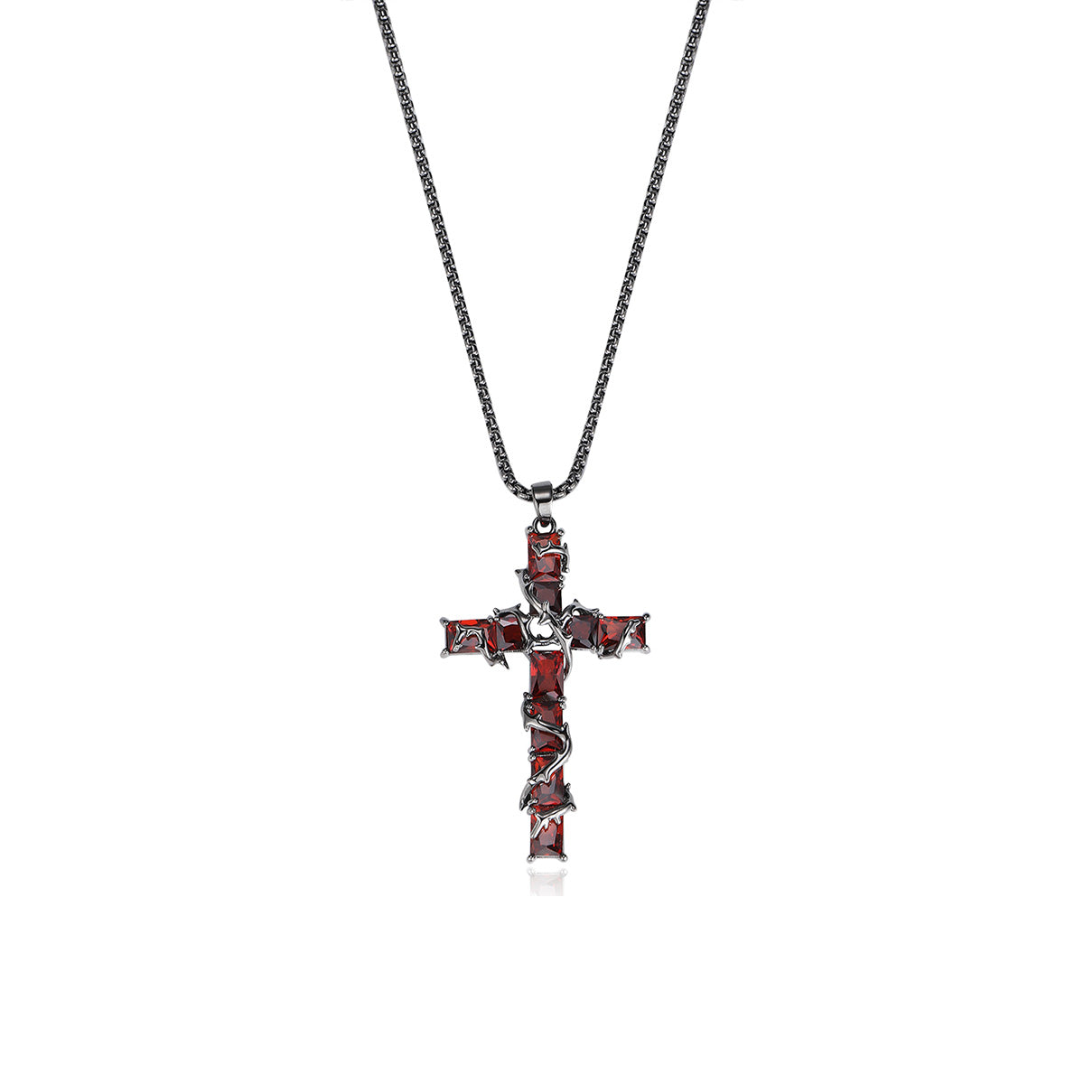 Thorn Cross Necklace Pendant - Luxury Niche High-end Original Layered Sweater Chain Jewelry