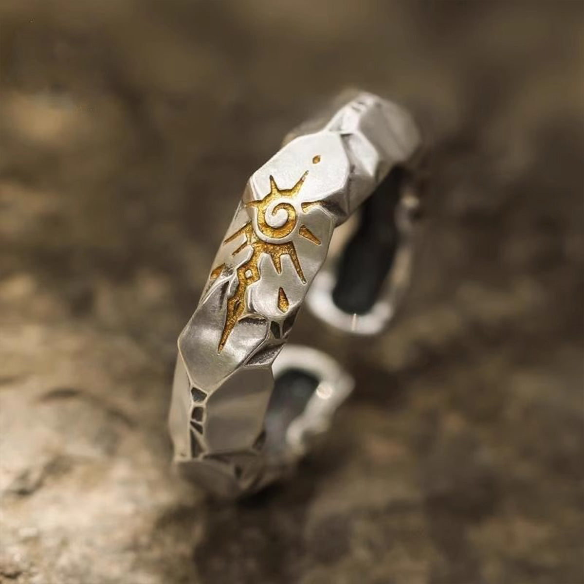 Men's Original "Wishing Stone" Discipline Ring - Niche Unique Versatile High-End Jewelry