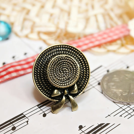 Vintage Cute Mini Hat Bowknot Ring - European - American Style Retro Jewelry for Women