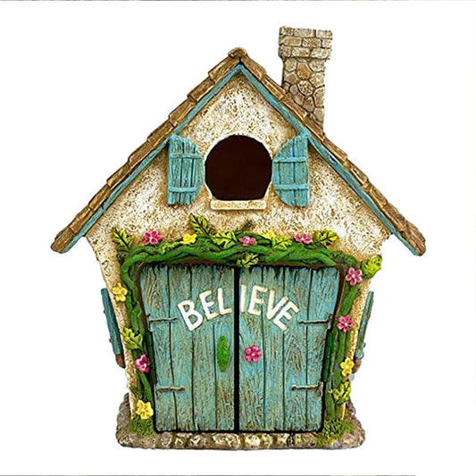 Enchanted Fairy Door for Garden - Wooden Tree Decoration | Magical Outdoor Yard Art