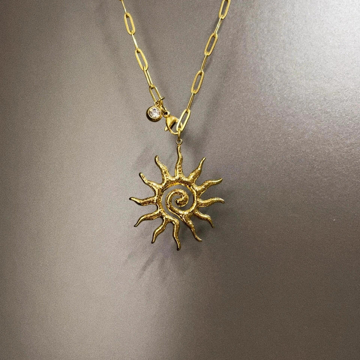 Vintage Redemption of the Sun Necklace - Retro Celestial Sacred Jewelry | Unique Pendant