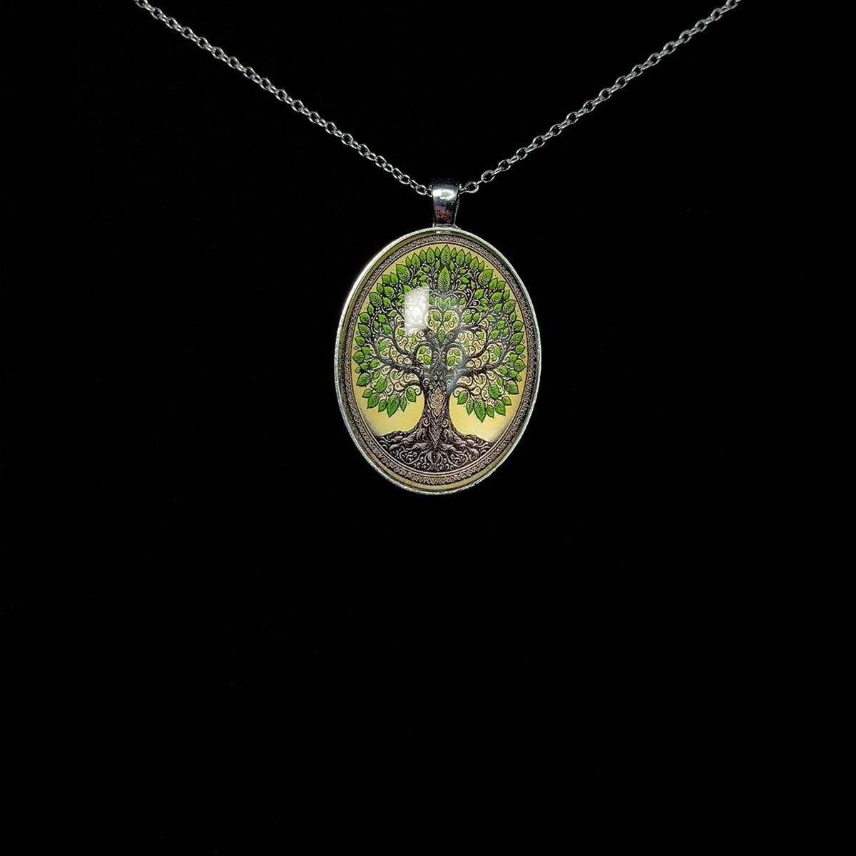 Vintage The Tree of Life Necklace - Retro Spiritual Nature Jewelry | Unique Totem Pendant