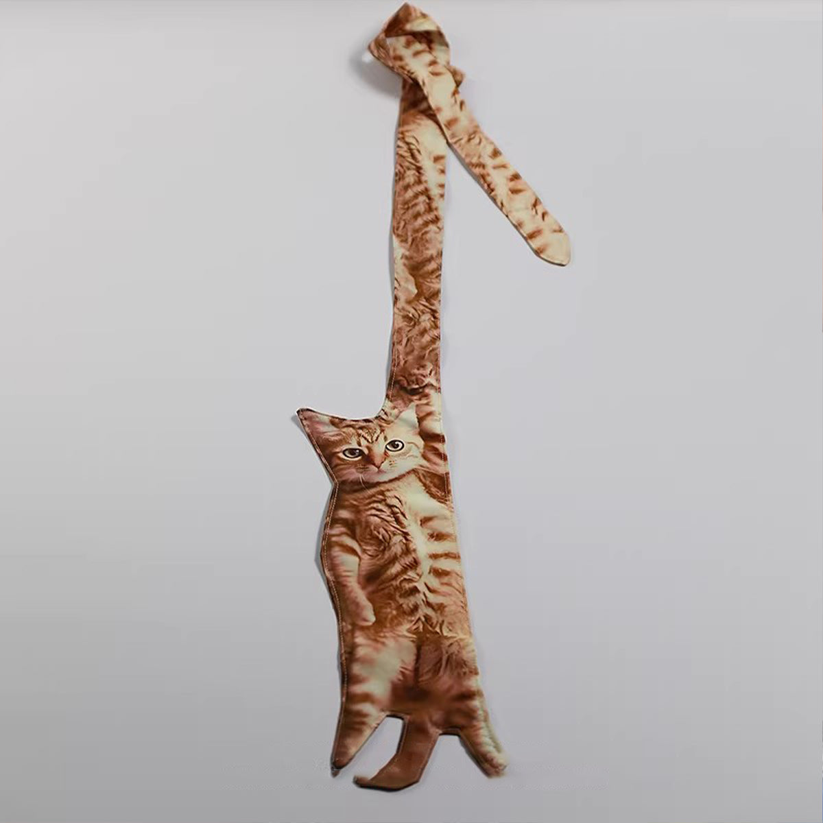 Cute Cat Tie - Adorable Feline Print Necktie for Pet Lovers Fashion Accessory