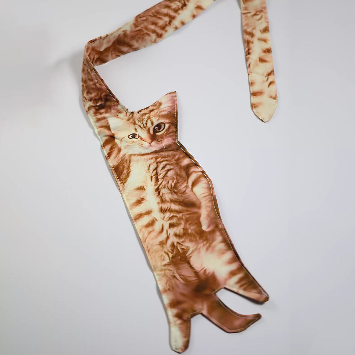 Cute Cat Tie - Adorable Feline Print Necktie for Pet Lovers Fashion Accessory