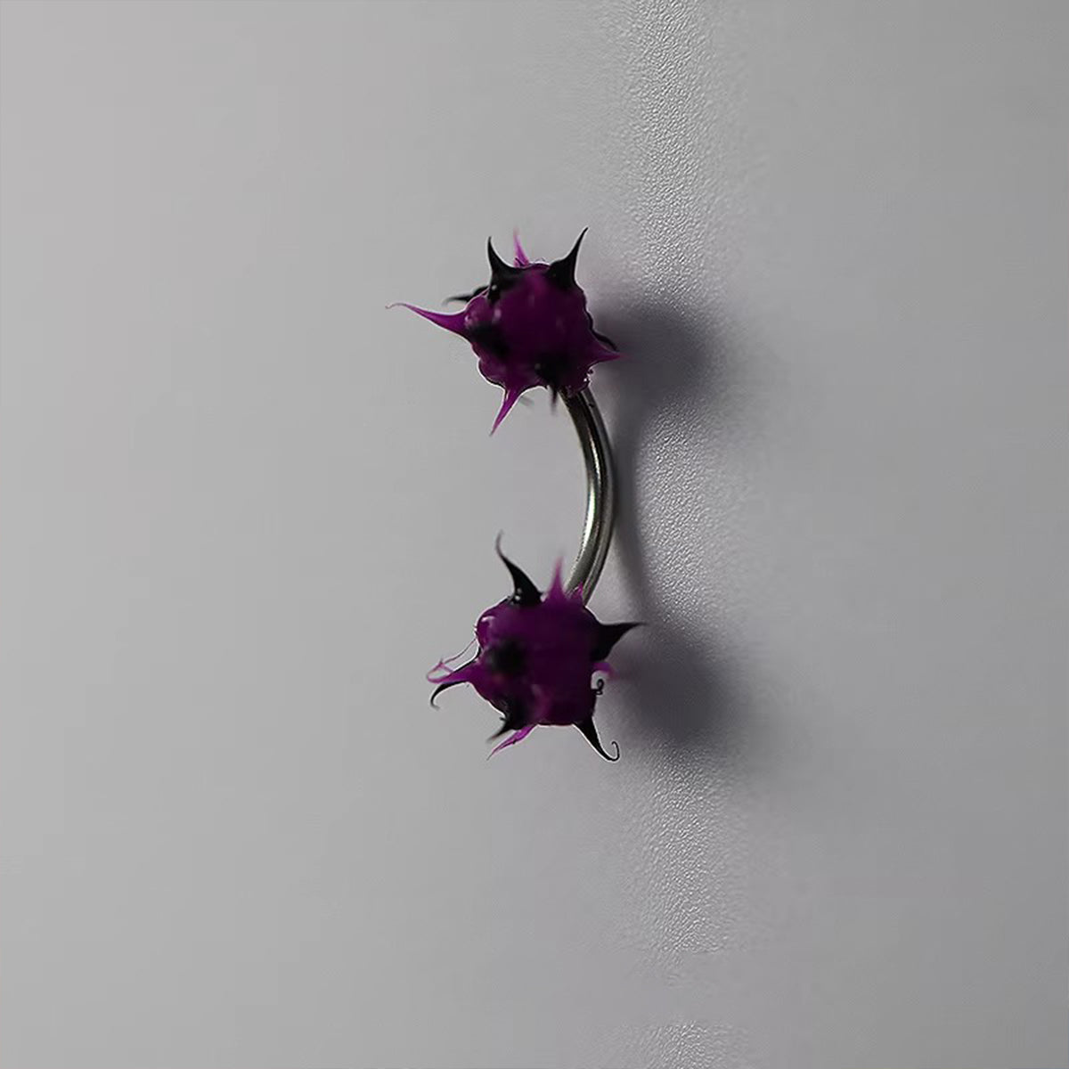 A Mutated Small Cell Eyebrow Stud - Edgy Unique Body Piercing Jewelry