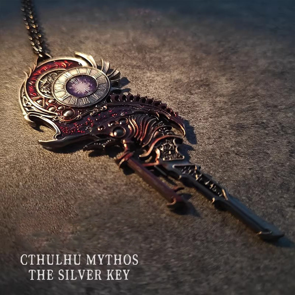 Yog-Sothoth The Silver Key Pendant - Cthulhu Mythos Aeon Society Collectible