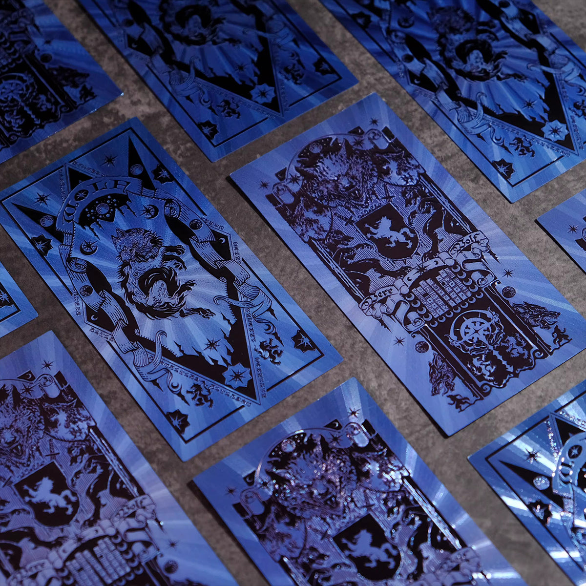 Full Moon Curse Werewolf Bookmark - Foil Classic Monster Emblem Decorative Book Accessory