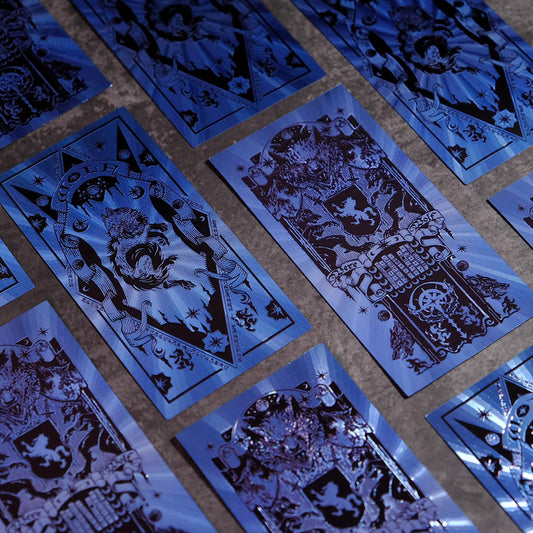 Full Moon Curse Werewolf Bookmark - Foil Classic Monster Emblem Decorative Book Accessory