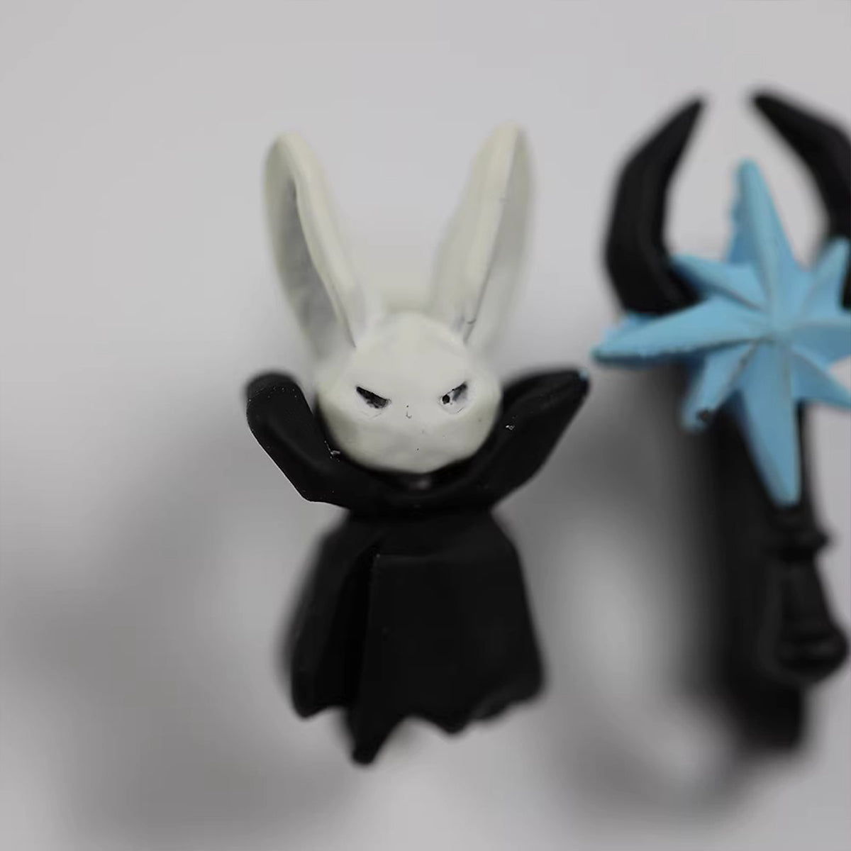 Dark Magician Bunny Clip-On Earrings – Cute & Gothic Bunny Ear Clips