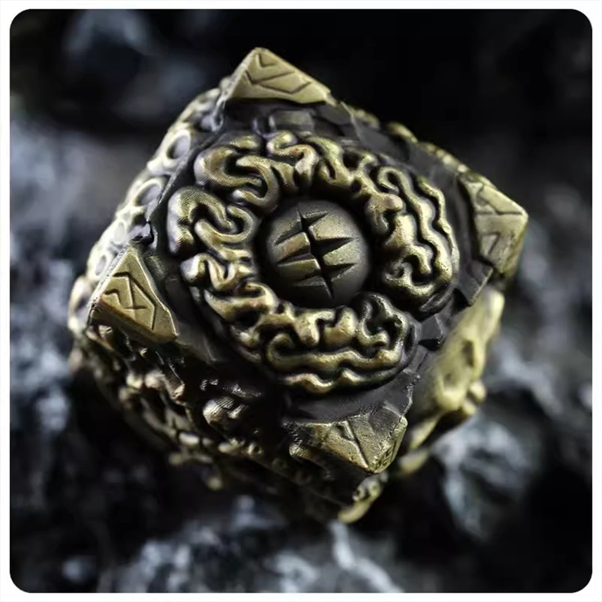 Call of Cthulhu Keeper's Metal D6 Dice - Tabletop RPG Gaming Accessory