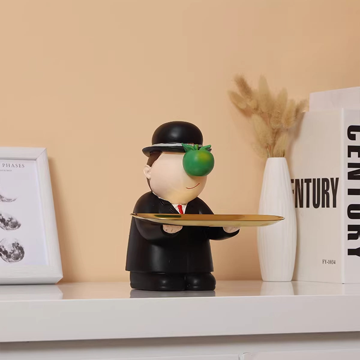 Artistic Magritte Style Organizer - Key Storage for Entryway, Living Room Home Decor