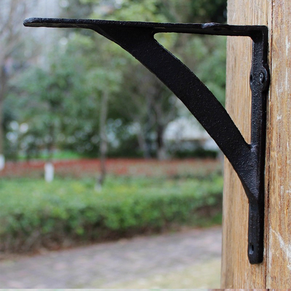 Cast Iron Shelf Brackets – Decorative Rustic Corner Braces for Wall Shelves, Multiple Antique Designs