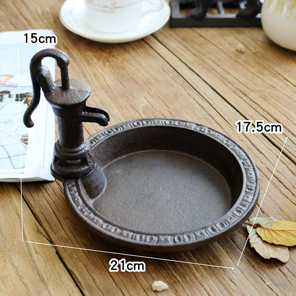 Creative Cast Iron Storage Plate – Unique Home Decor Accent