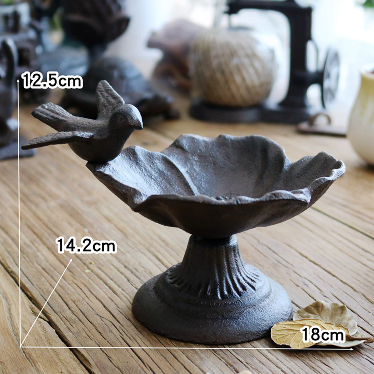 Creative Cast Iron Storage Plate – Unique Home Decor Accent