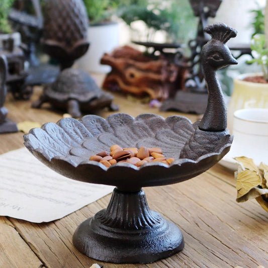 Creative Cast Iron Storage Plate – Unique Home Decor Accent