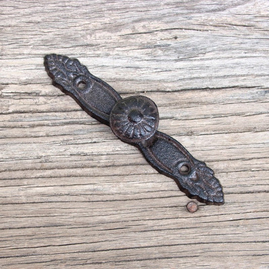 Vintage Single-Hole Drawer Pull – Decorative Handle for Cabinets, Wardrobes, Nightstands & Shoe Cabinets