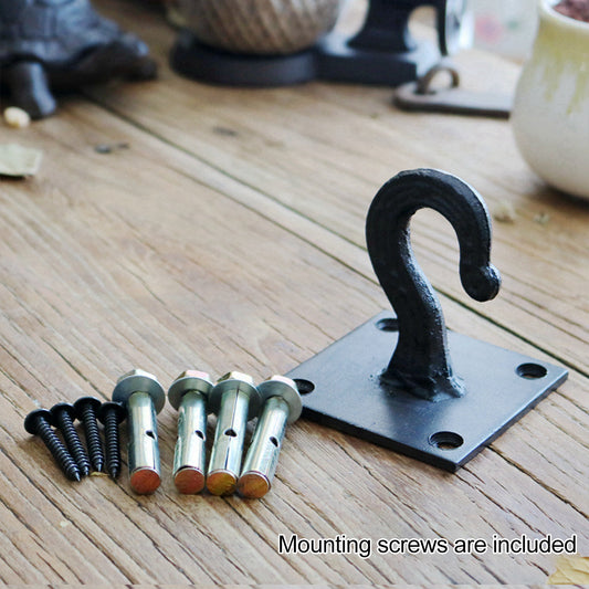 Creative Cast Iron Hanging Hook – Stylish Wrought Iron Inverted Hook & Grip Hook