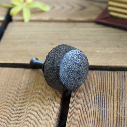 Vintage European Single-Hole Drawer Pull – Retro Cabinet, Wardrobe, Nightstand & Shoe Cabinet Handle