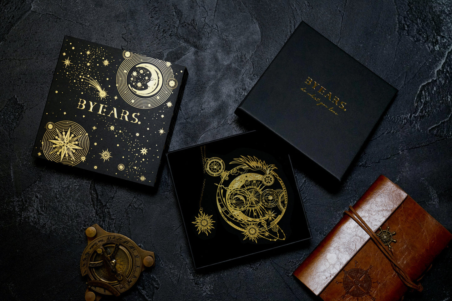 Eternal Time Metal Hollow Bookmark - Creative Cosmic Starry Sky Literary Birthday Gift