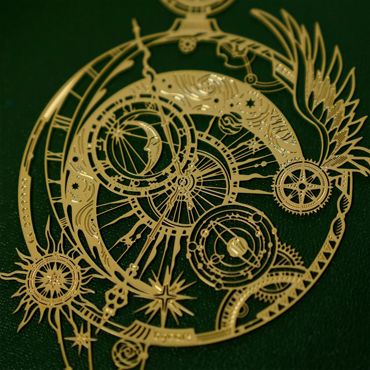 Eternal Time Metal Hollow Bookmark - Creative Cosmic Starry Sky Literary Birthday Gift