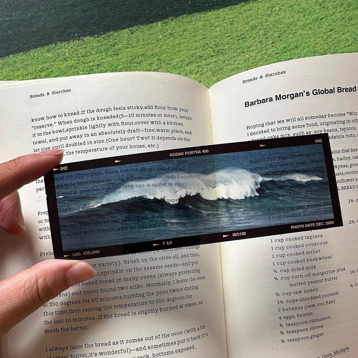 Vintage Film Bookmark Set - Original Handmade Translucent Mountain Sea Retro Literary Niche Gift