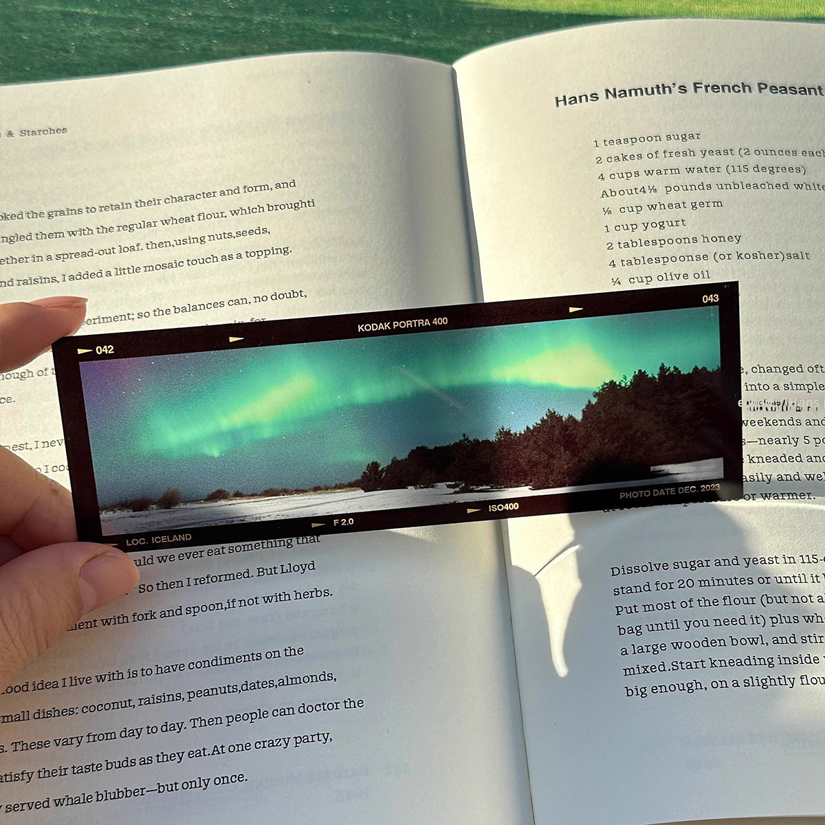 Vintage Film Bookmark Set - Original Handmade Translucent Mountain Sea Retro Literary Niche Gift