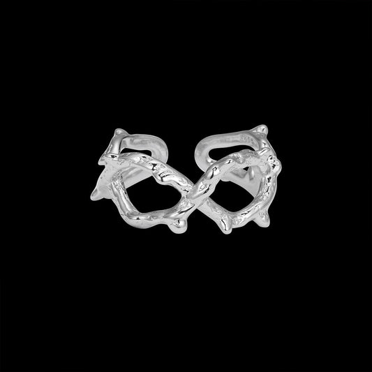 Hollow Thorn Ring - Niche Minimalist Luxury Unique Open Adjustable Index Finger Jewelry