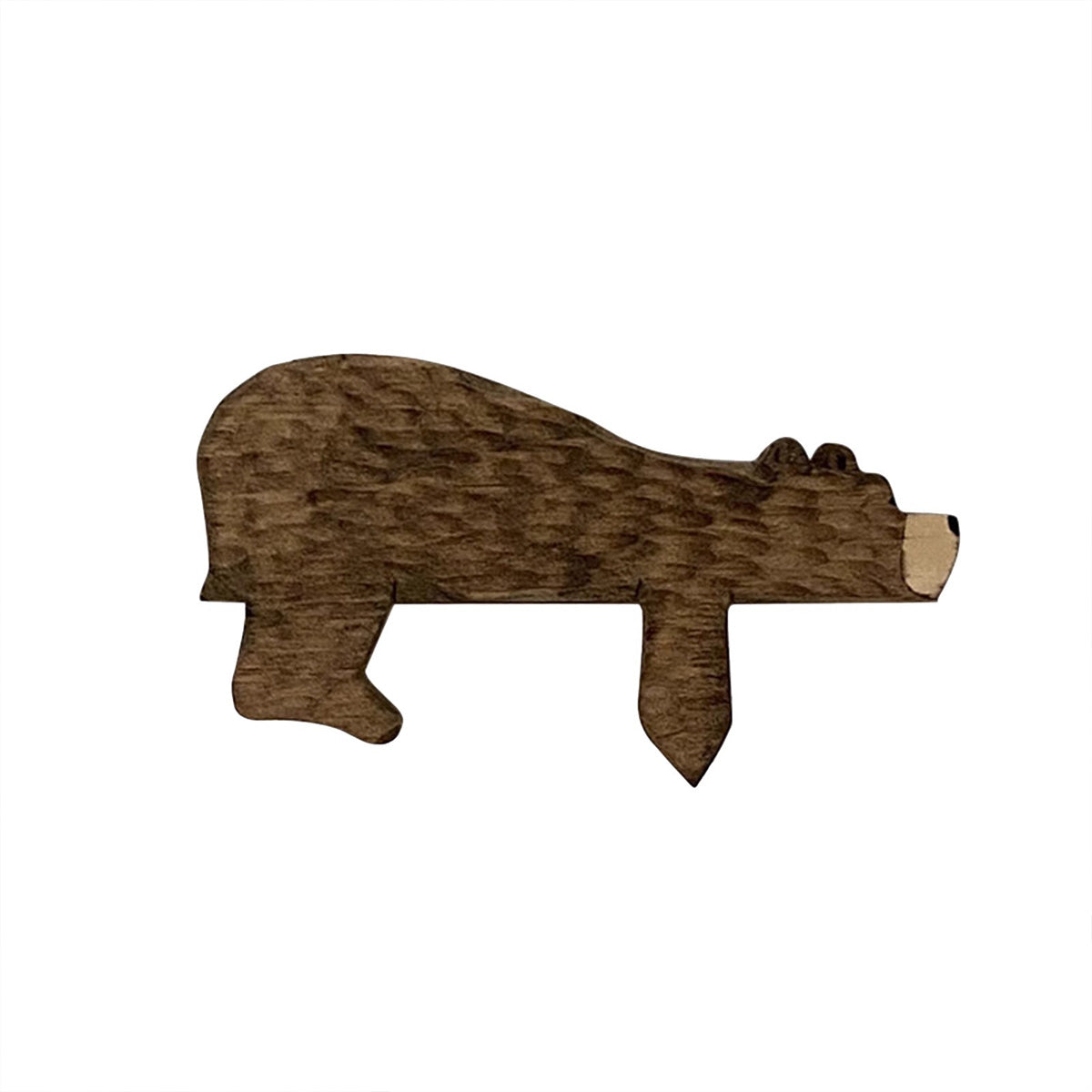 Wooden Brown Bear Door Top Decoration - Niche Creative Fun Home Door Ornament for Wooden Doors