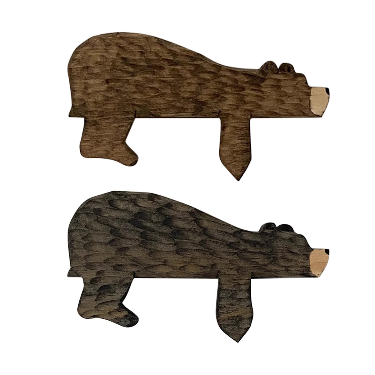 Wooden Brown Bear Door Top Decoration - Niche Creative Fun Home Door Ornament for Wooden Doors