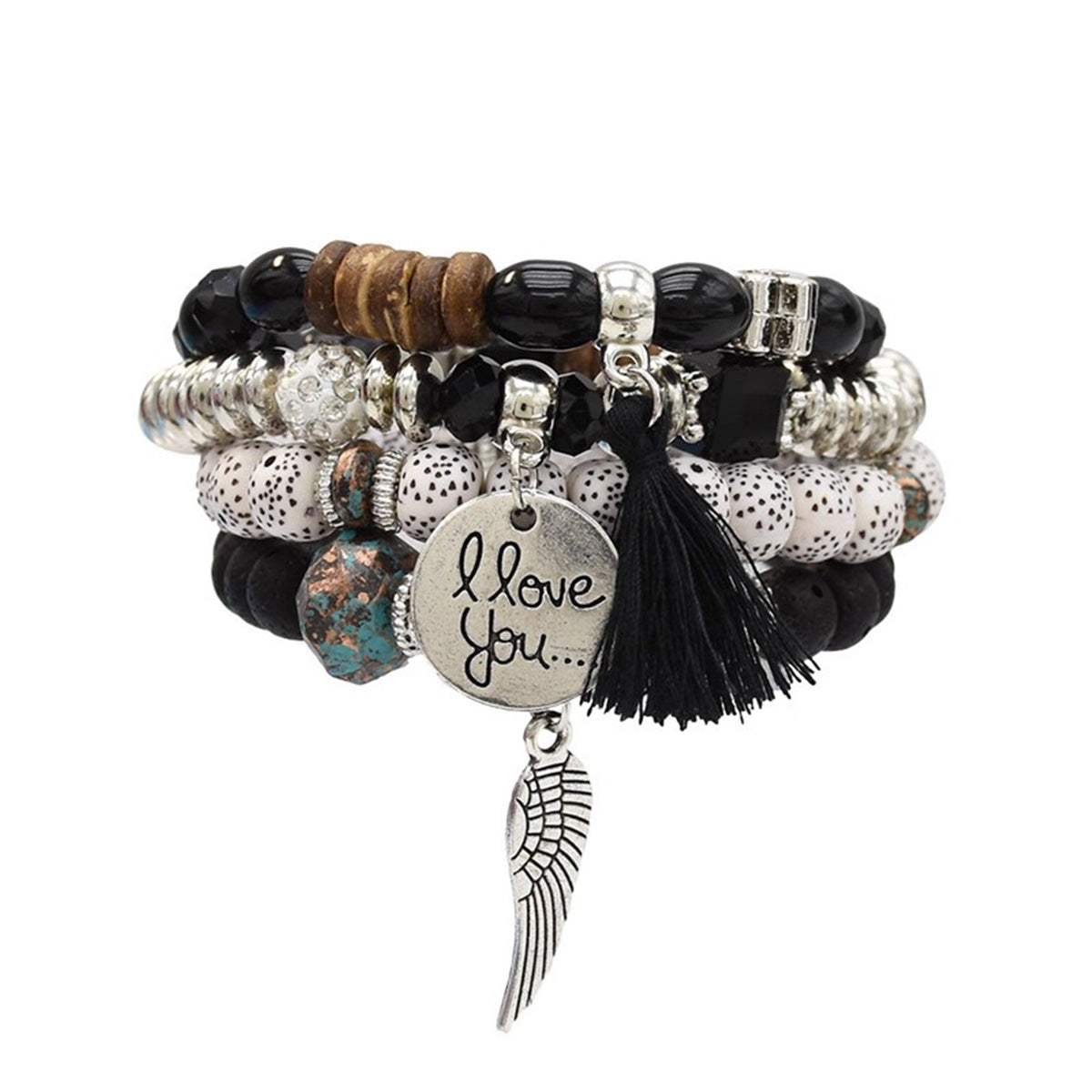 Bohemian Retro Beaded Bracelet - Multi-Layer Colorful Ethnic Jewelry for Couples Men Women