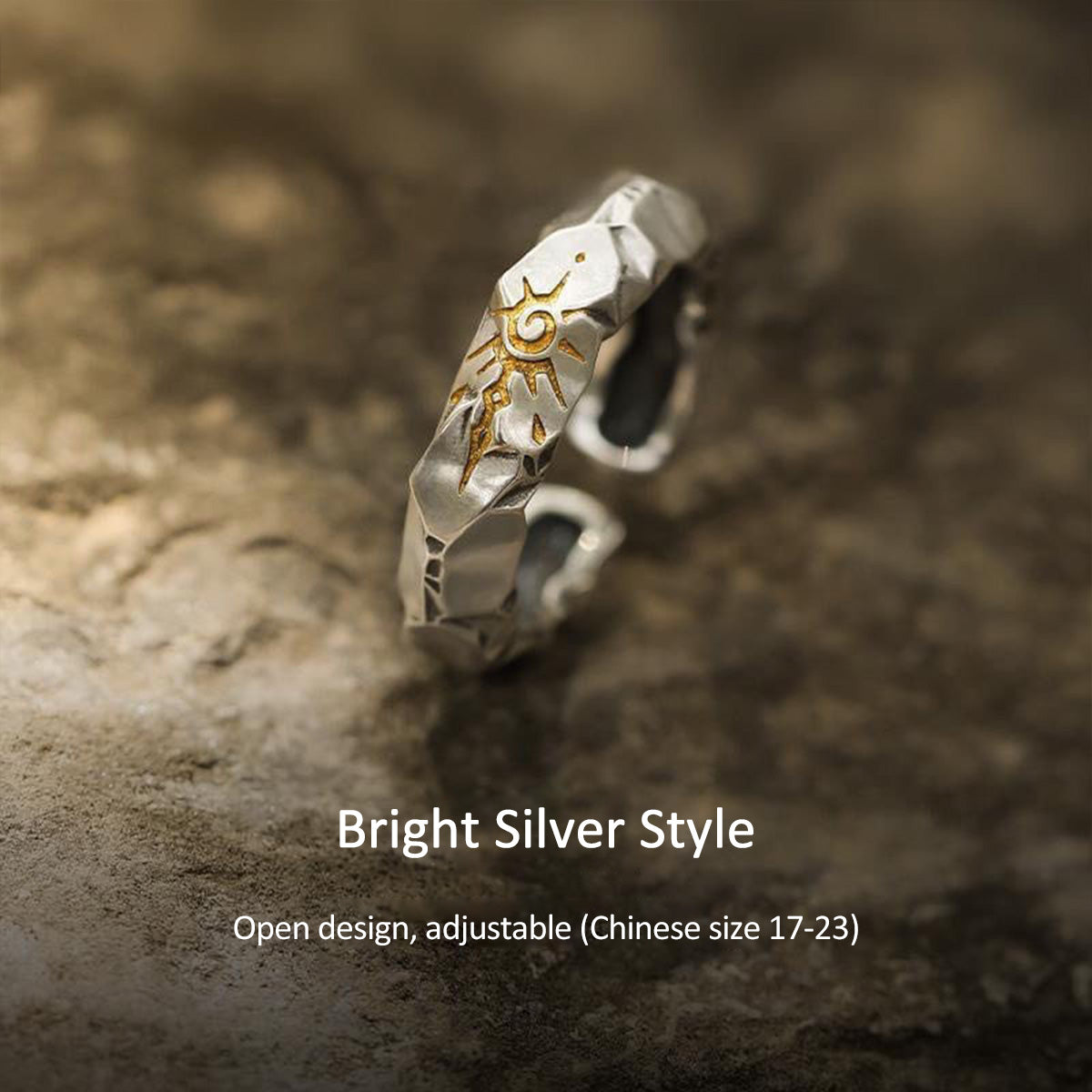 Men's Original "Wishing Stone" Discipline Ring - Niche Unique Versatile High-End Jewelry