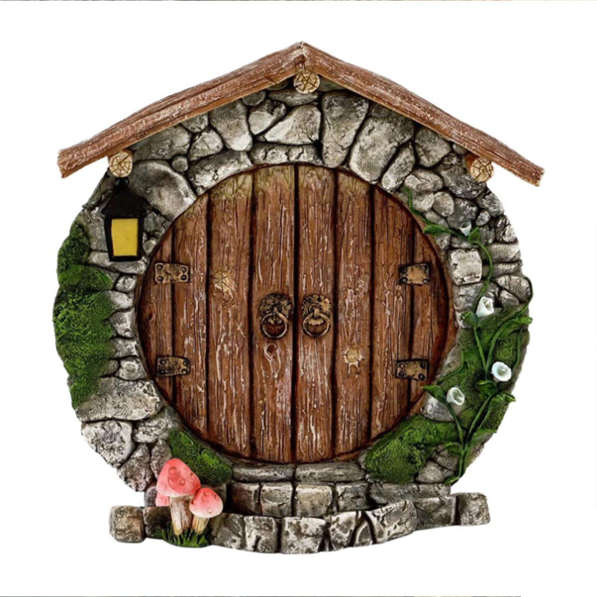 Enchanted Fairy Door for Garden - Wooden Tree Decoration | Magical Outdoor Yard Art