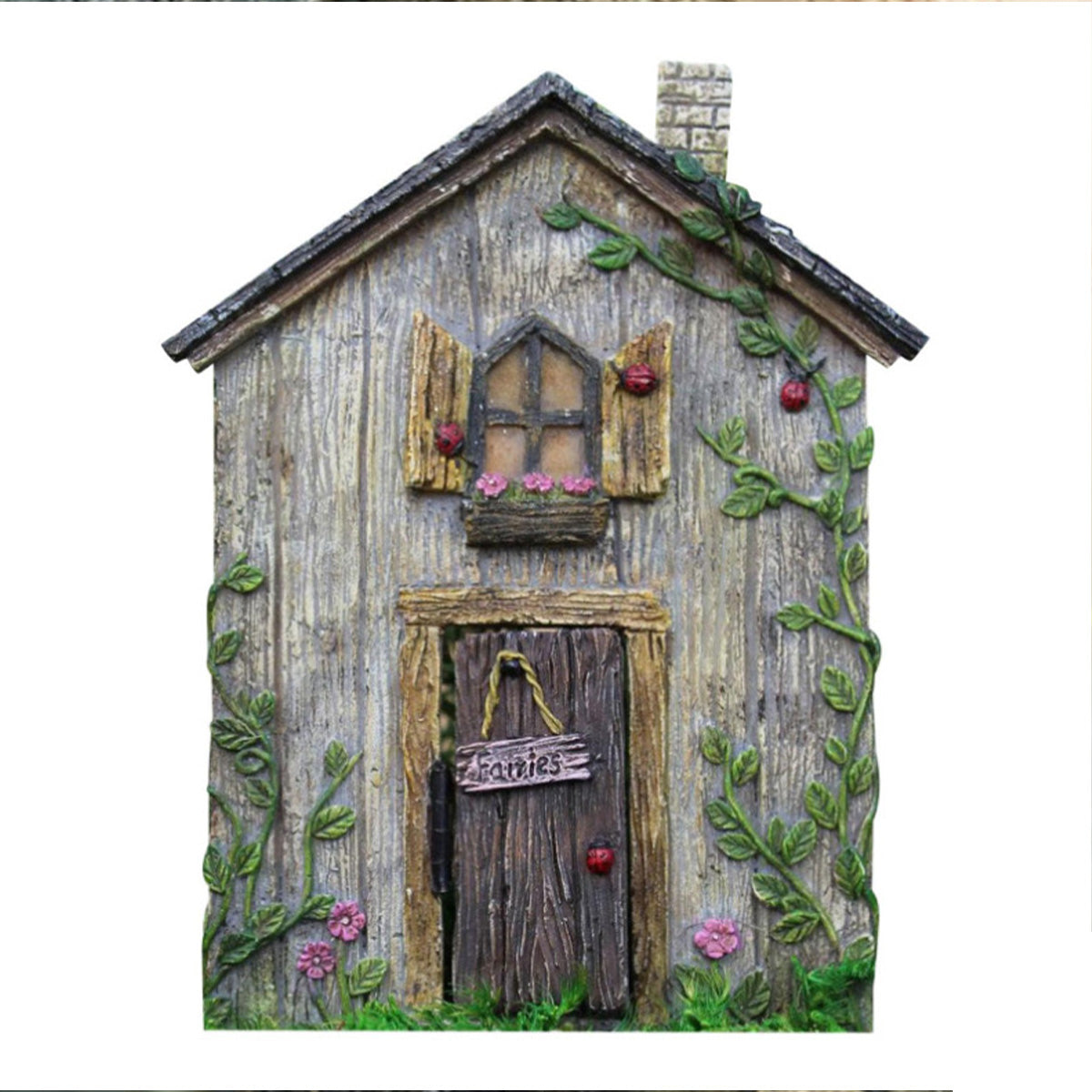 Enchanted Fairy Door for Garden - Wooden Tree Decoration | Magical Outdoor Yard Art