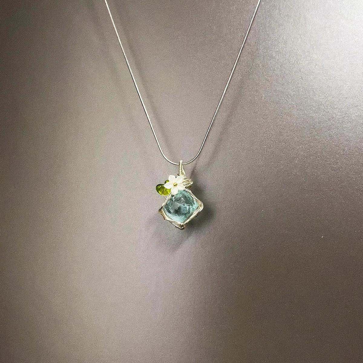 Handmade Raw Stone Crystal Necklace - Natural Healing Jewelry | Unique Boho Accessory