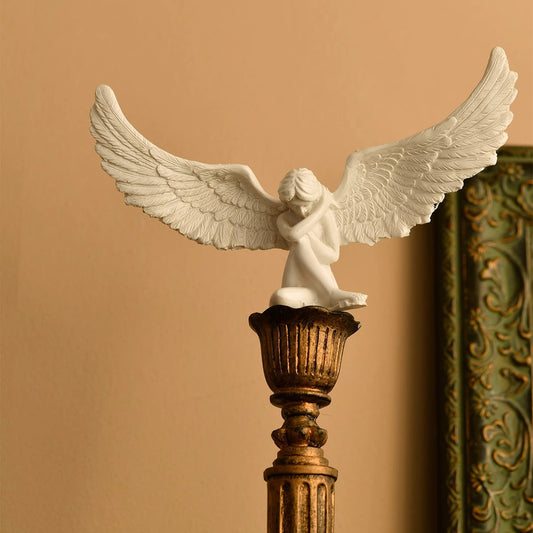 European-Style Angel Goddess Statue - Resin Four Seasons Sculpture | Living Room Desktop Decor