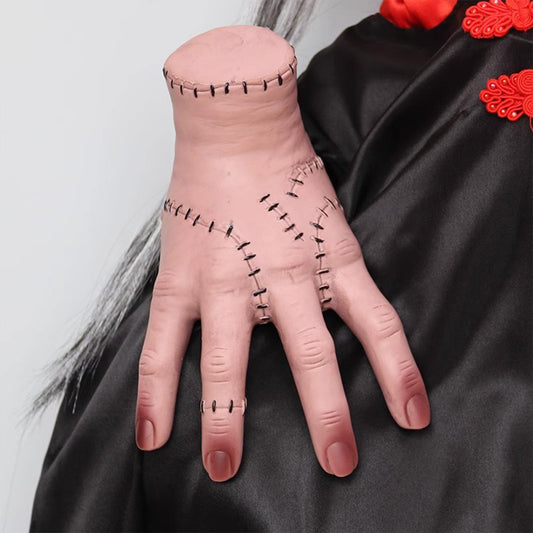 Wednesday Addams Severed Hand Prop - Halloween Gothic Prank Decor | Tattoo Shop Haunted House Ornament