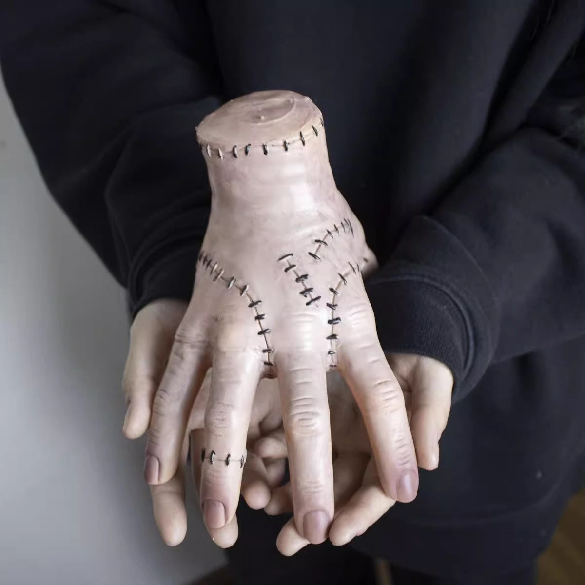 Wednesday Addams Severed Hand Prop - Halloween Gothic Prank Decor | Tattoo Shop Haunted House Ornament