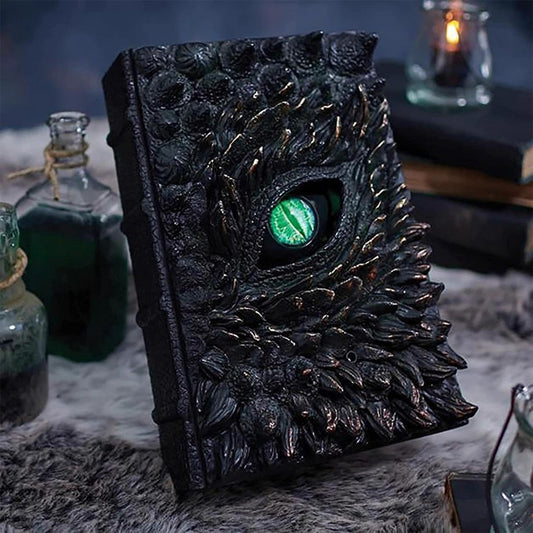 Gothic Demon Eye Resin Statue - Mystic Evil Eye Home Decor | Unique Occult Ornament