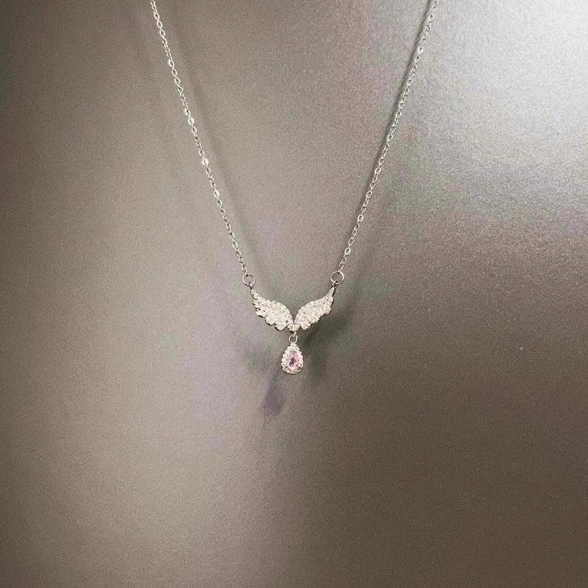 Vintage Tears of Angels Necklace - Gothic Dark Romantic Jewelry | Unique Retro Pendant