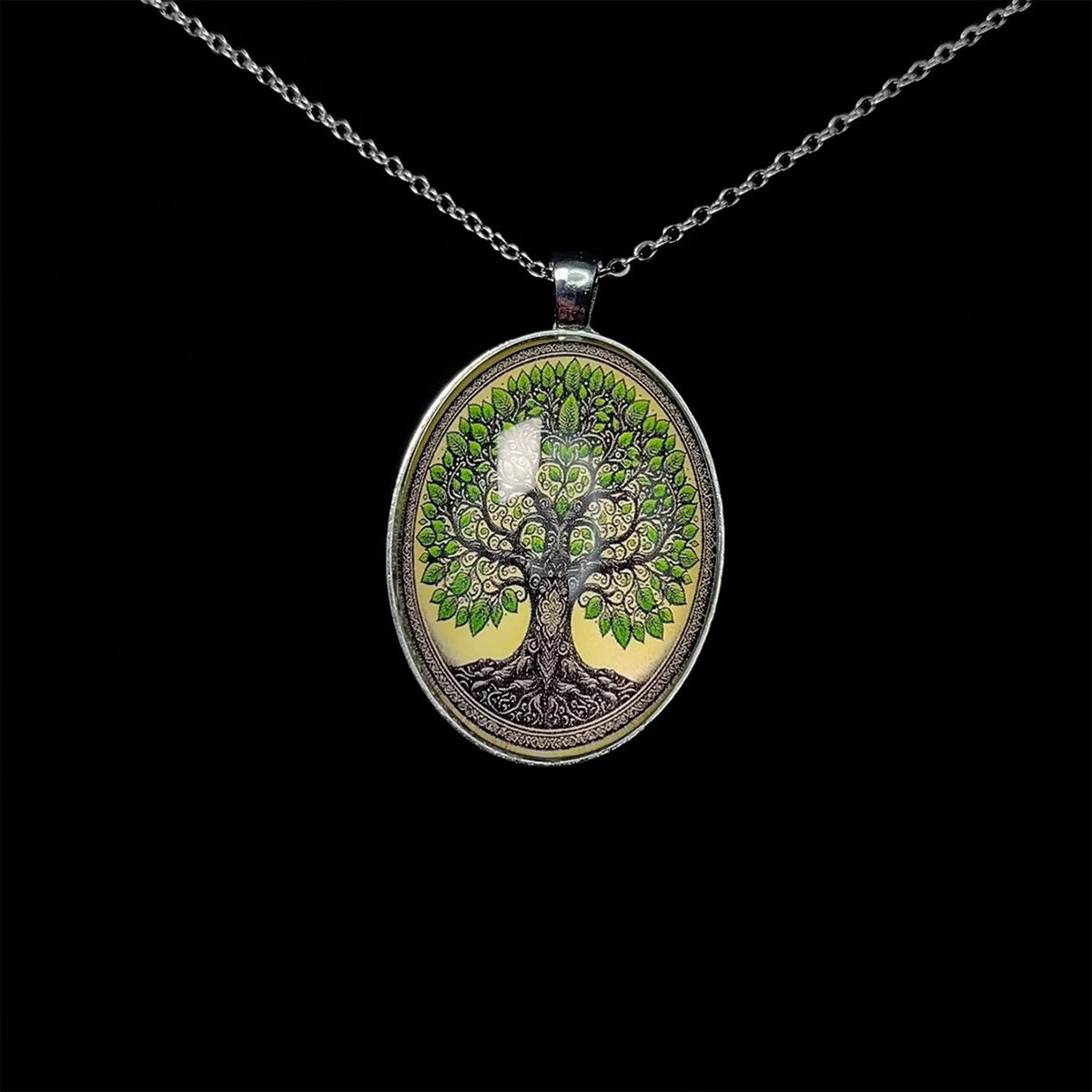 Vintage The Tree of Life Necklace - Retro Spiritual Nature Jewelry | Unique Totem Pendant