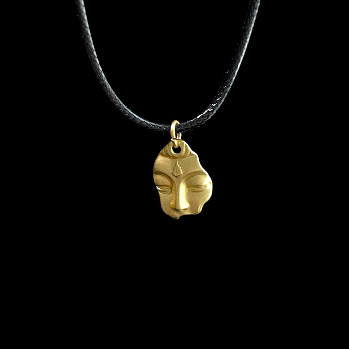 Vintage Pure Silver Buddha Necklace - Retro Zen Spiritual Jewelry | Sacred Buddha Pendant