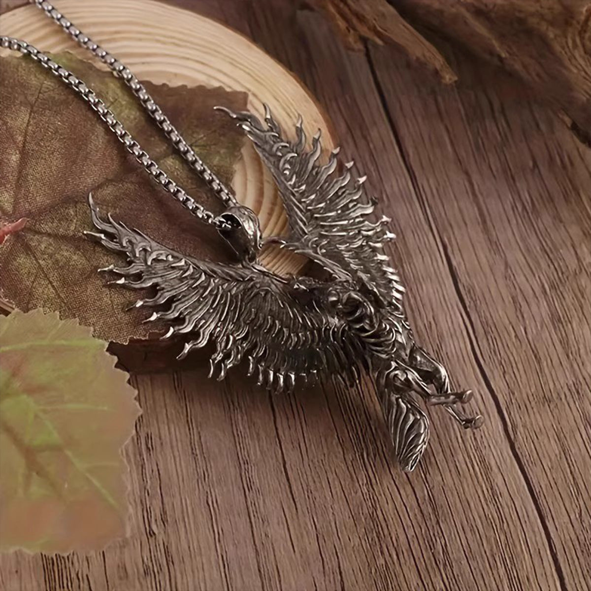 Vintage Pegasus Necklace - Men's Exaggerated Gothic Punk Dark Pendant | Niche Trendy Gift Accessory