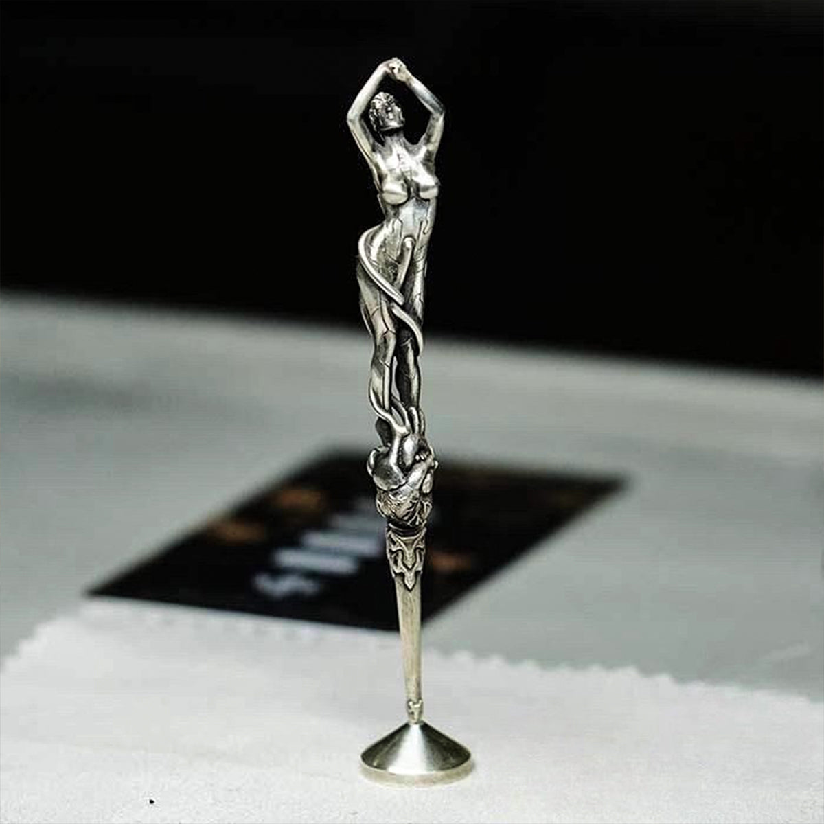 Handmade Original Design Tamper - Edgy Dark Style Accessory, Perfect Trendy Gift for Dark Aesthetic Enthusiasts