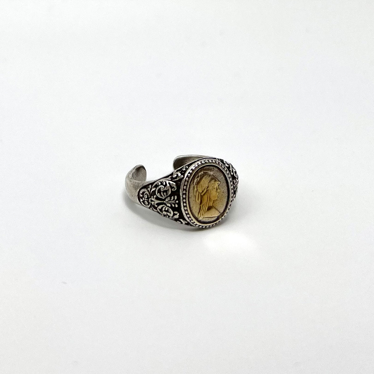 Athena the Wise Ring - Unisex Pinky Ring, Unique Goddess-Inspired Jewelry for Daily Wear