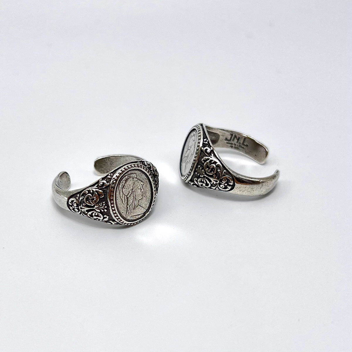 Athena the Wise Ring - Unisex Pinky Ring, Unique Goddess-Inspired Jewelry for Daily Wear