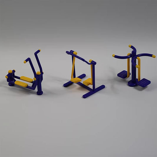 Boredom Buster! Mini Post-Dinner Park Workout Figurine - Cute Leisure Vibe Decor